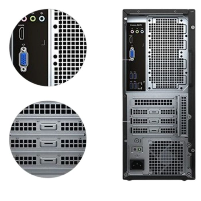 DELL i5 9TH GEN VOSTRO 3670 MT 4GB RAM 1TB HDD - Image 4