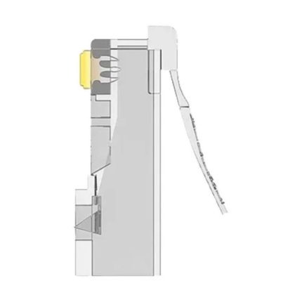 VENTION IDDR0-100 CAT6 UTP RJ45 MODULAR PLUG TRANSPARENT