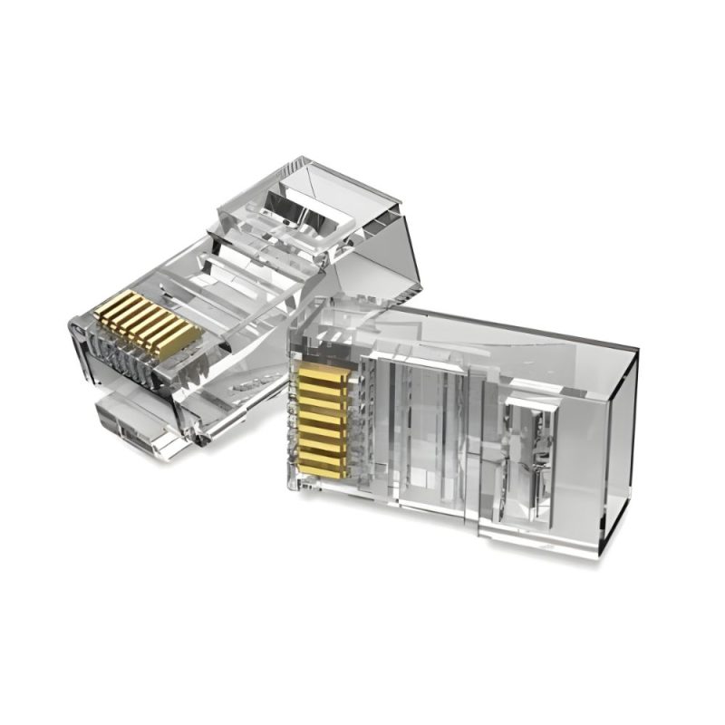 VENTION IDDR0-50 CAT6 UTP RJ45 MODULAR PLUG TRANSPARENT