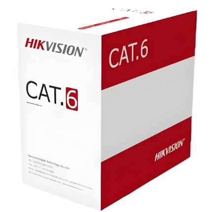 Hikvision Cat-6, 305 Meter, White Network Cable