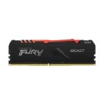 KINGSTON FURY BEAST RGB 8GB DDR4 3600MHZ CL17 DESKTOP RAM (SINGLE STICK)