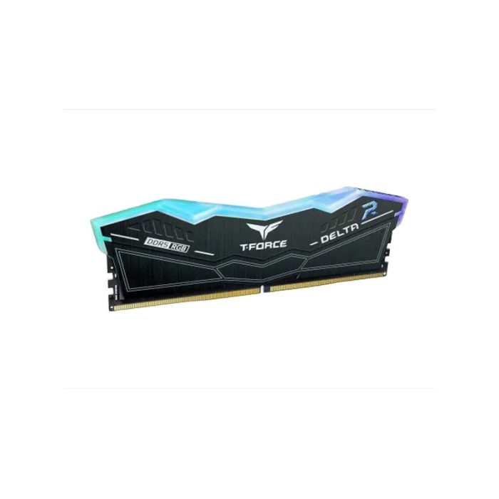 TEAMGROUP T-FORCE DELTA RGB DDR5 32GB (2X16GB) 7200MHZ BLACK DESKTOP RAM - Image 2