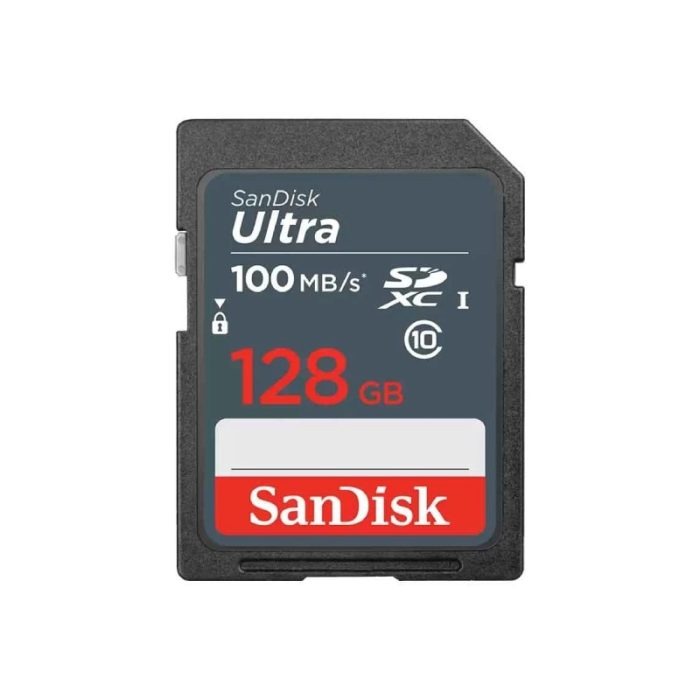 sandisk-ultra-sdunr-128gb-memory-card-1 SANDISK ULTRA SDUNR 128GB SDXC UHS-I CLASS 10 MEMORY CARD - Image 1
